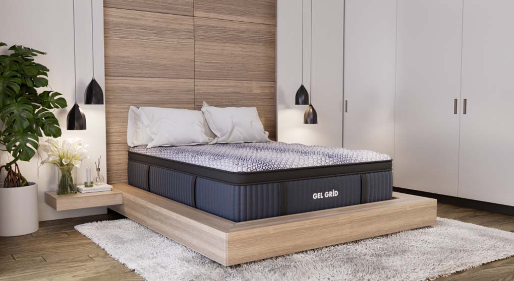 Diamond Mattress Gel Grid Levitate Luxe Hybrid