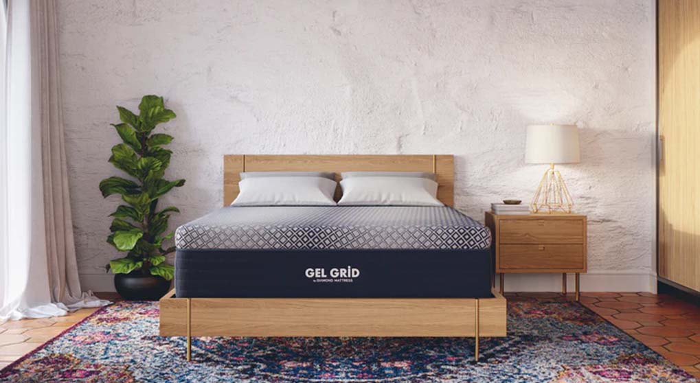 Diamond Mattress Gel Grid Hover Hybrid