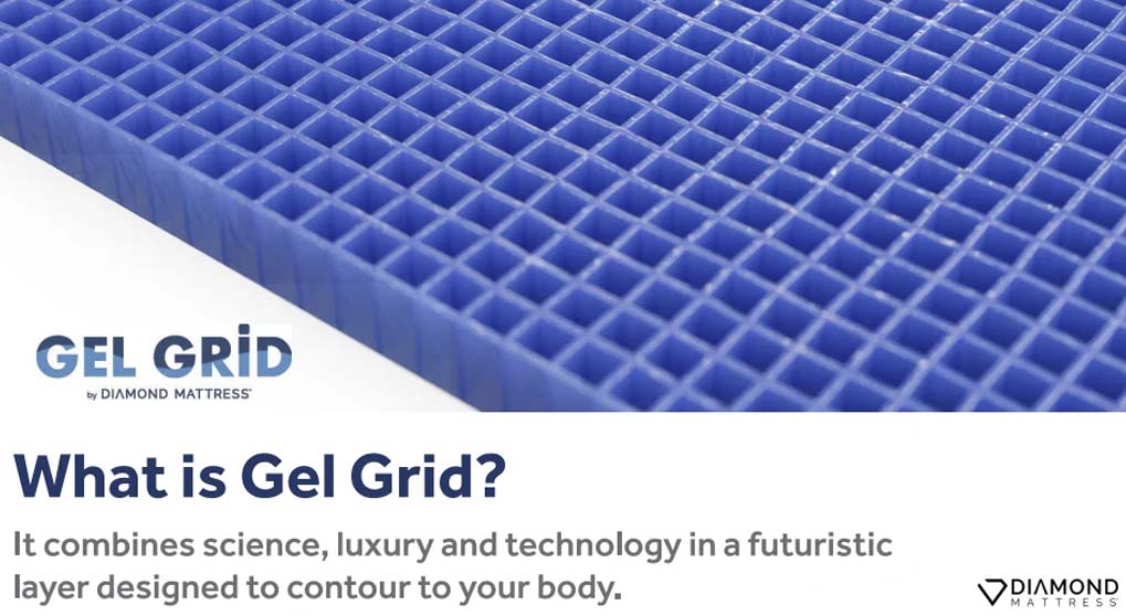 Diamond Mattress Gel Grid Hover Hybrid