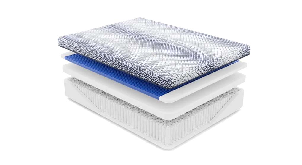 Diamond Mattress Gel Grid Hover Hybrid